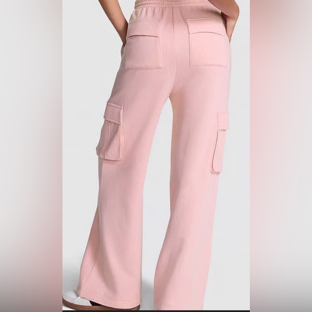 Pink by Victoria secret , campus sweatpants size XS wide leg women’s , juniors - Picture 2 of 13